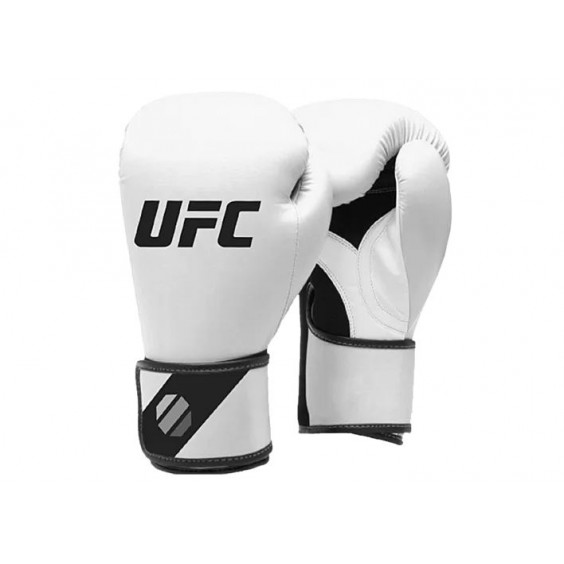 Перчатки UFC Pro Fitness тренировочные для спарринга белые 14 Oz UHK-75121