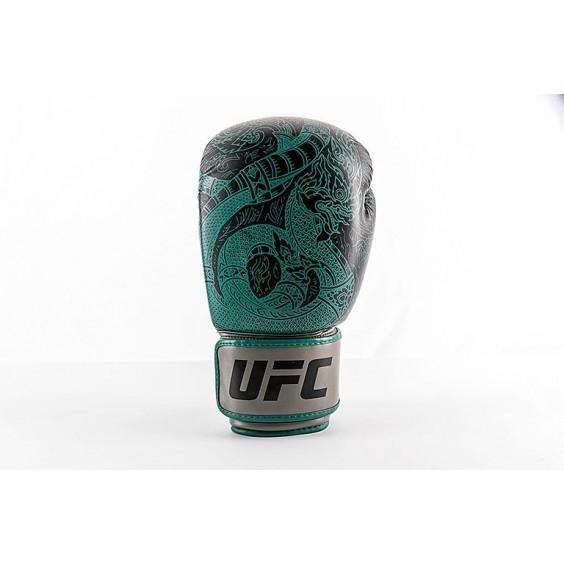 Перчатки UFC PRO Thai Naga для бокса 12 Oz зеленые UTN-75529