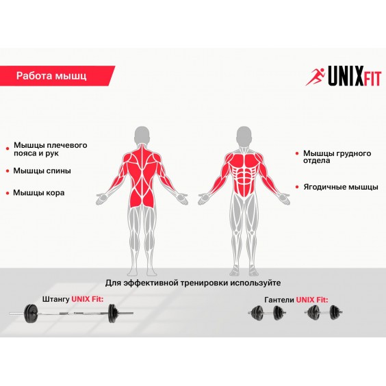 Скамья Unixfit универсальная BENCH 130