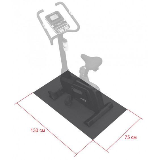 Коврик под тренажер UNIXFIT 135х75 CARPU130