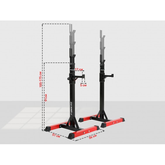 Тренажер Unixfit стойка под штангу FRAME 120