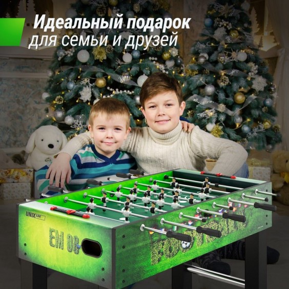 Настольный футбол UNIX Line 140x74 см Green