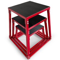 Комплект тумб UNIX Fit PRO для прыжков плиобокс 3 шт