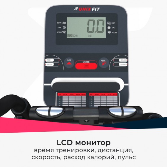 Эллиптический тренажер Unixfit SL-400X White