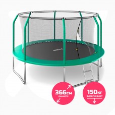 Батут Unixfit line SUPREME BASIC 12 ft green TRUSUB12G