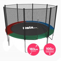Батут Unixfit line Simple 6 футов (outside) color TRSI6OUTC