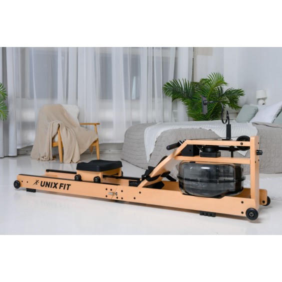 Гребной тренажер Unixfit Wood Rower Light