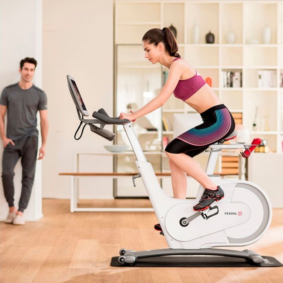 Велотренажер Yesoul Smart Spinning bike V1 PLUSE белый